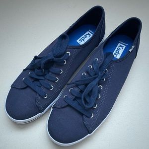 Keds navy blue tennis shoes. Sz 8.5, EUC